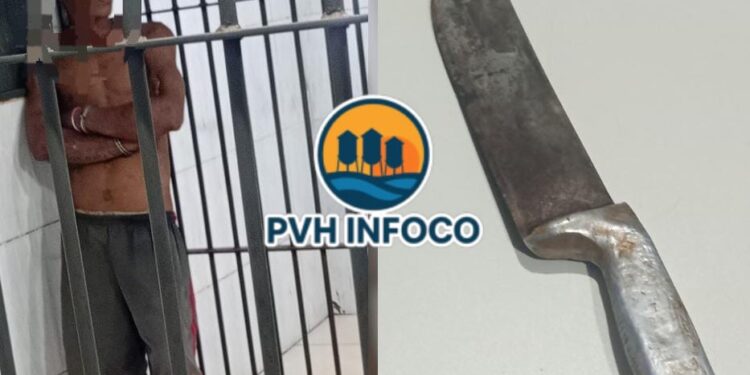 Filho ameaça a própria mãe com faca e acaba preso em Porto Velho 🔪
