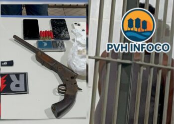 🚨 URGENTE: Homem é preso com arma, munições e materiais suspeitos na zona Leste 🚨