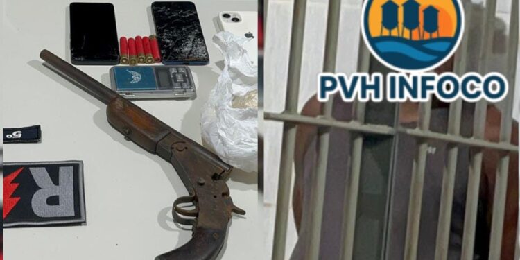 🚨 URGENTE: Homem é preso com arma, munições e materiais suspeitos na zona Leste 🚨