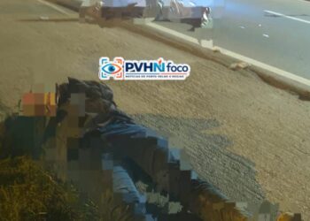 🚨 TRAGÉDIA NA BR-364: Ciclista morre atropelado e motociclista fica em estado grave em Candeias do Jamari