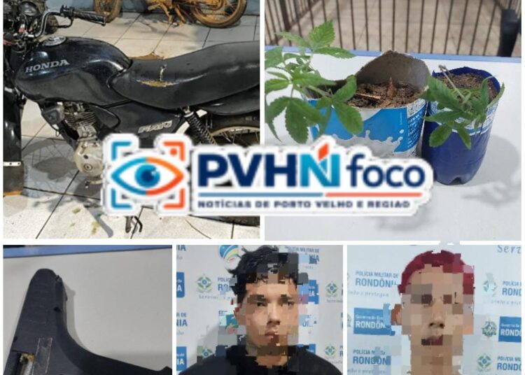 Polícia recupera moto roubada e desarticula esquema suspeito de tráfico após assalto a entregador