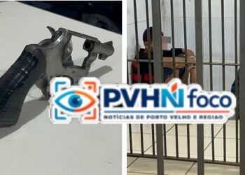 🚨 Motorista de aplicativo é alvo de assalto, dupla é capturada e arma apreendida em Porto Velho