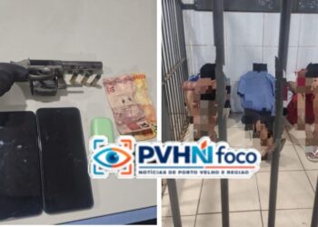 🚨 Ação rápida da PM termina com três menores apreendidos armados na zona leste de Porto Velho