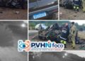 URGENTE: Grave acidente entre caminhonete da Saúde e carreta deixa quatro mortos na BR-364