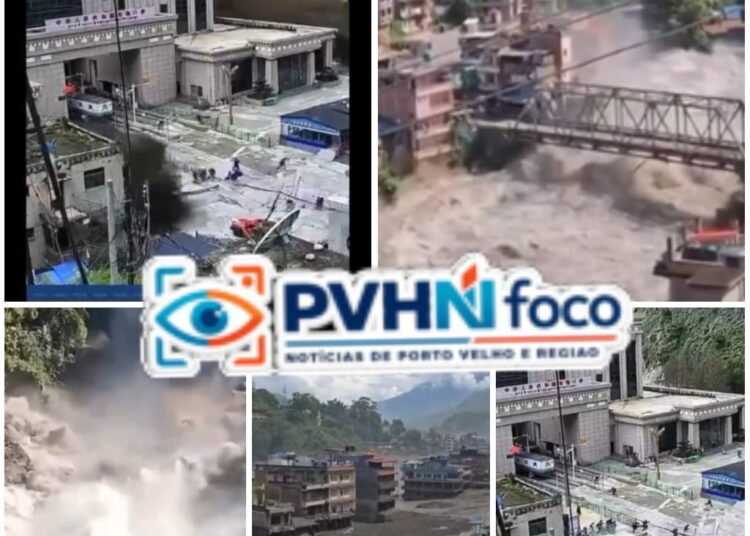 Enchente provocada por deslizamento deixa mortos e centenas de desaparecidos entre Nepal e Tibete – Veja o vídeo